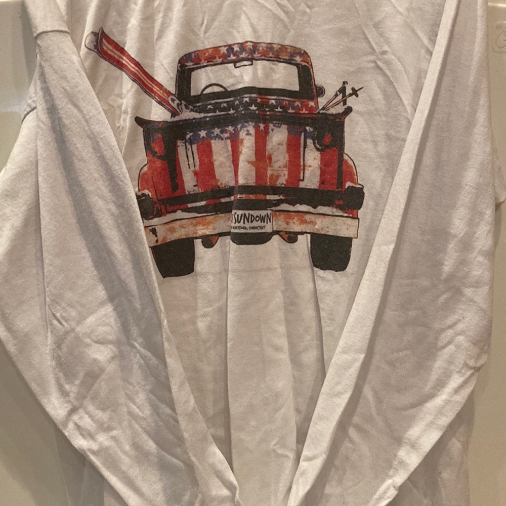 Patriotic ski shirt